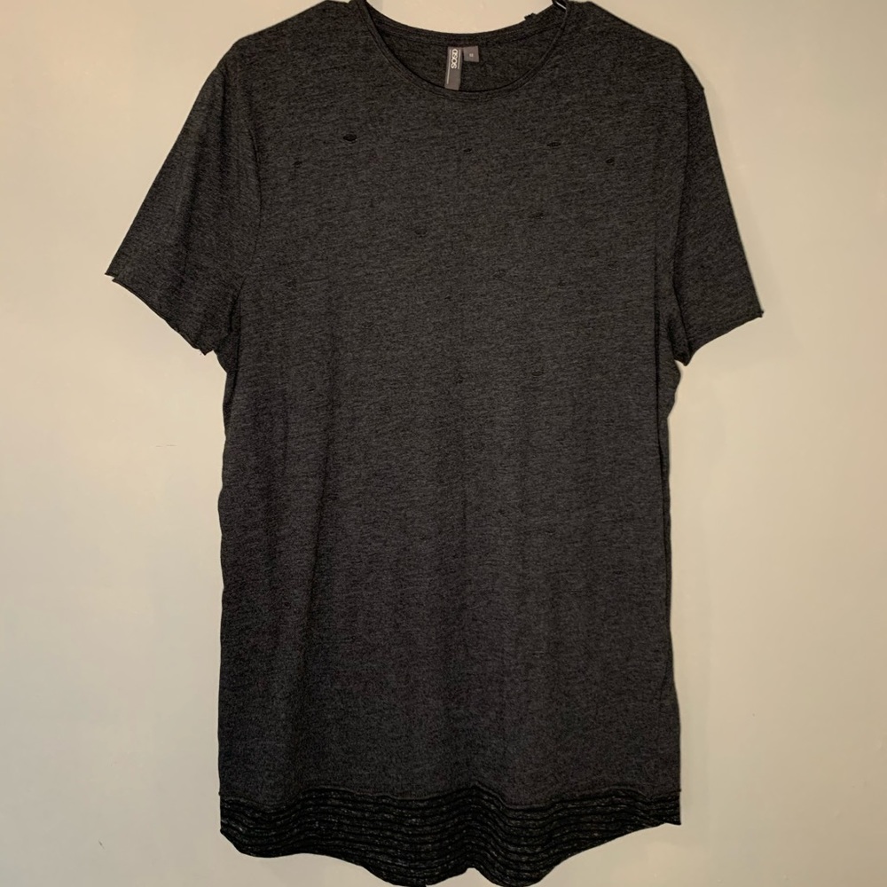 Men’s ASOS t-shirt with all over distress